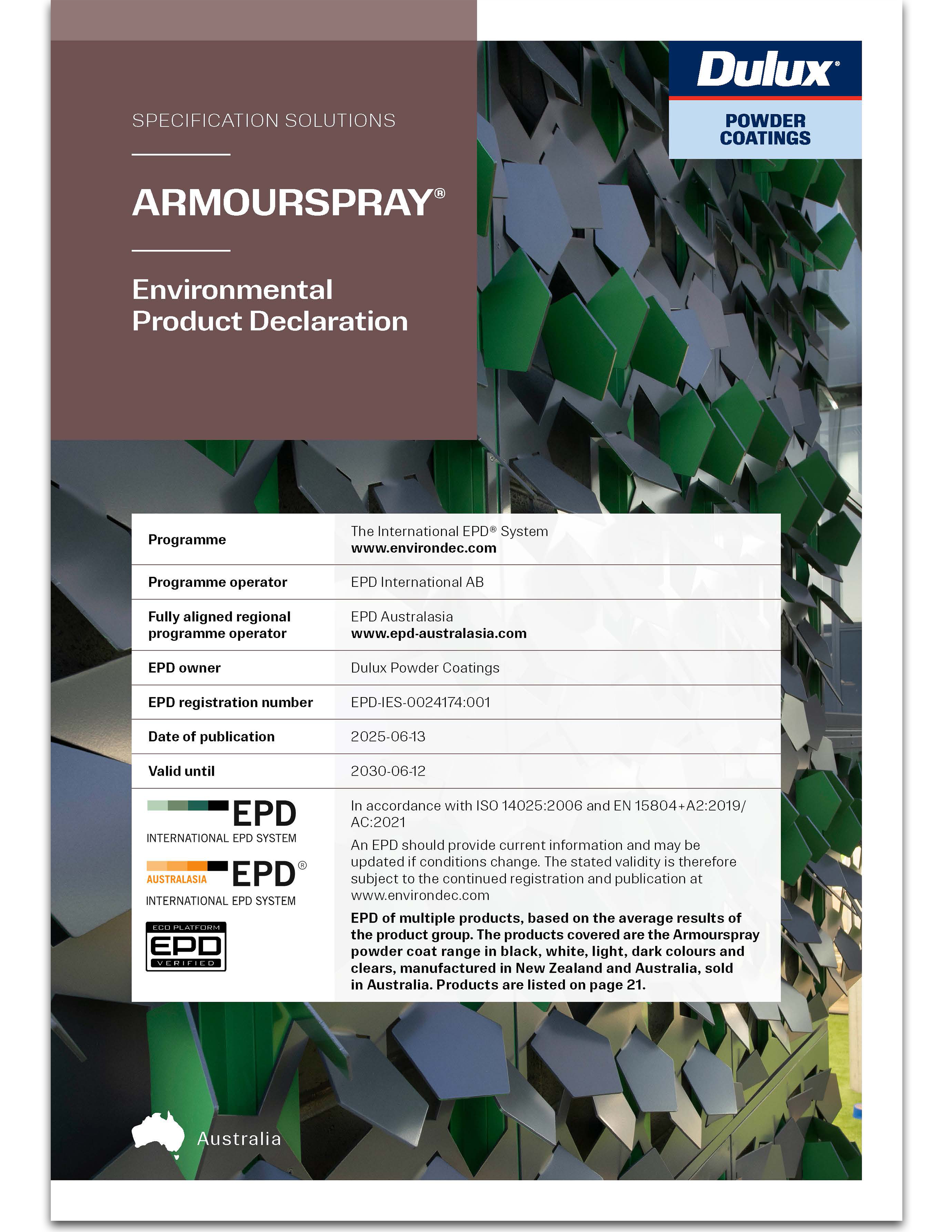 Armourspray EPD